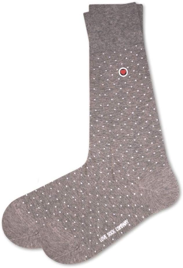 Biz Dots Men’s premium luxury square polka dots patterned funky dress socks