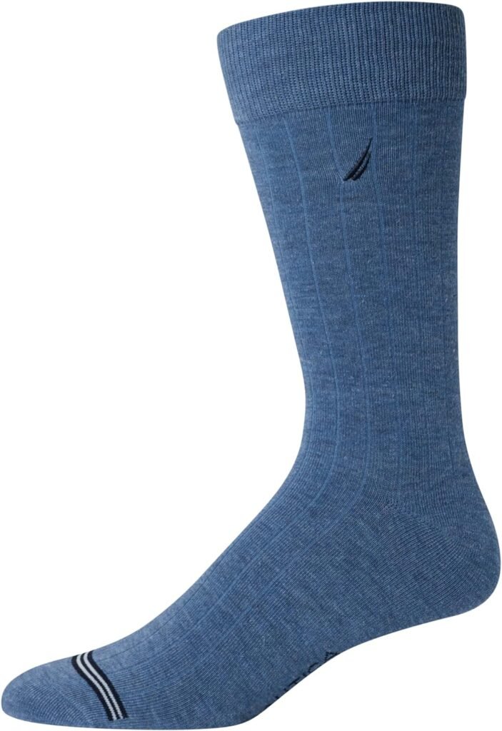 Nautica Mens Dress Socks - Lightweight Crew Socks (5 Pack)