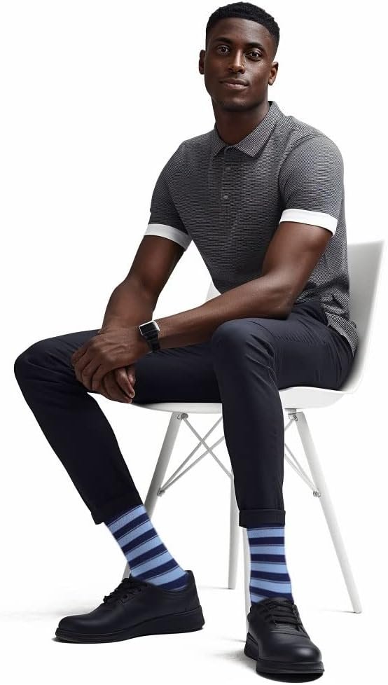 WeciBor Mens Seamless Premium Combed Cotton Dress Socks