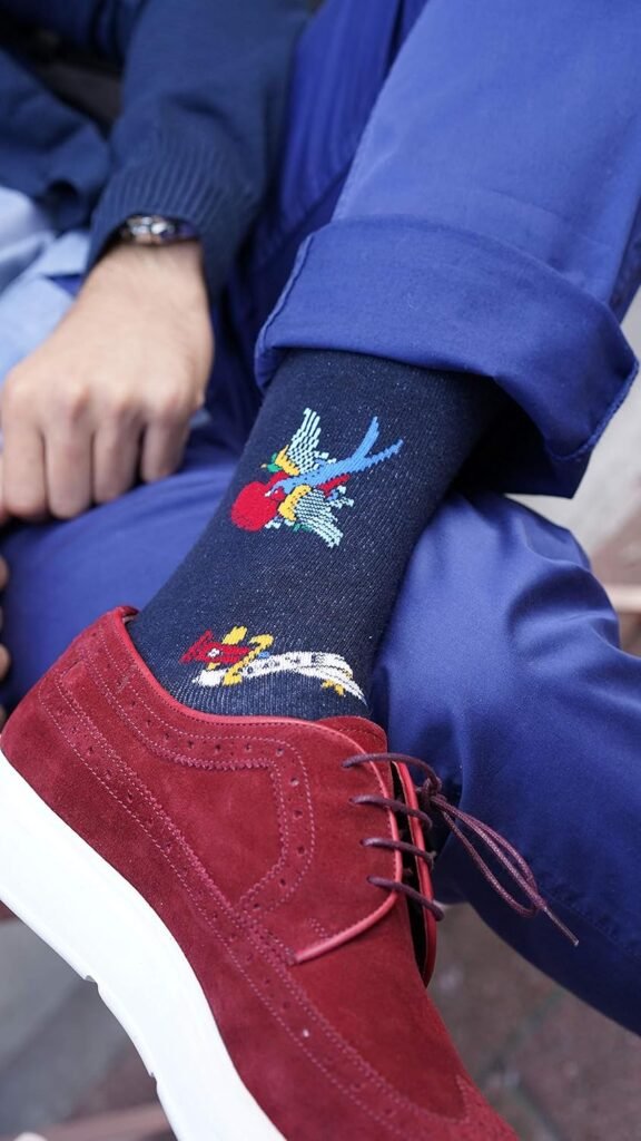 socks n socks-Mens Luxury Cotton Colorful Funny Cool Socks