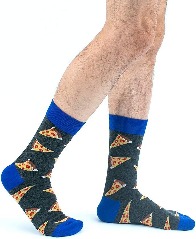 BONANGEL Funny Socks for Men  Women,Fun Socks,Crazy Colorful Cool Novelty Cute Dress Socks,Food Animal Space Socks