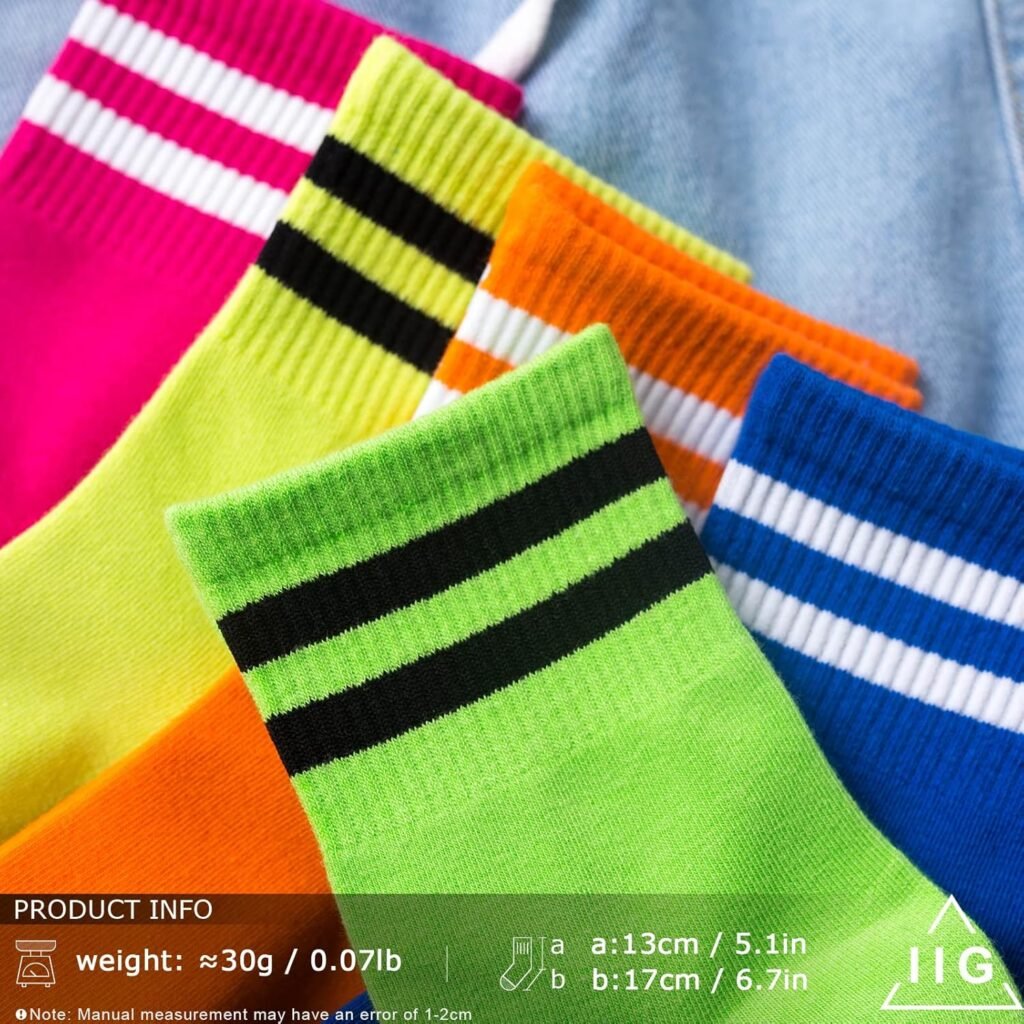 IIG Womens Fashion Cute Cotton Socks Novelty Funny Above Ankle Crew Socks Holiday Gifts for Women 4/5 Pairs