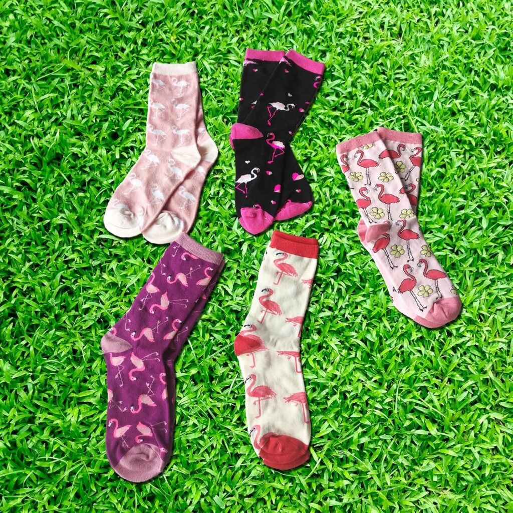 5 Pairs Cute Socks Set Gifts For Women Men,Funny Novelty Crew Casual Sock