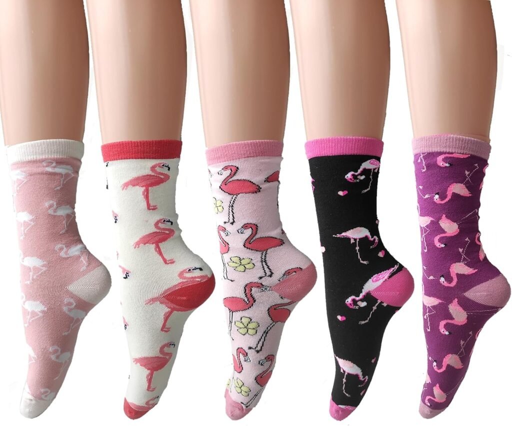 5 Pairs Cute Socks Set Gifts For Women Men,Funny Novelty Crew Casual Sock