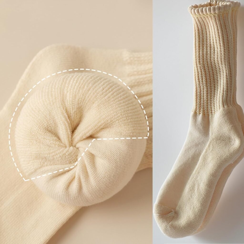 Slouch Socks for Men and Women, Stylish Novelty Scrunch Cotton Socks